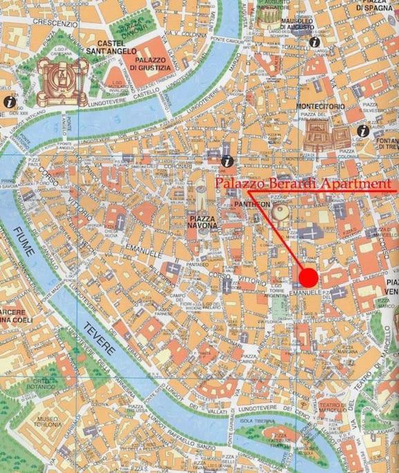 Discover The Pantheon From The Berardi Studio Flat Екстериор снимка